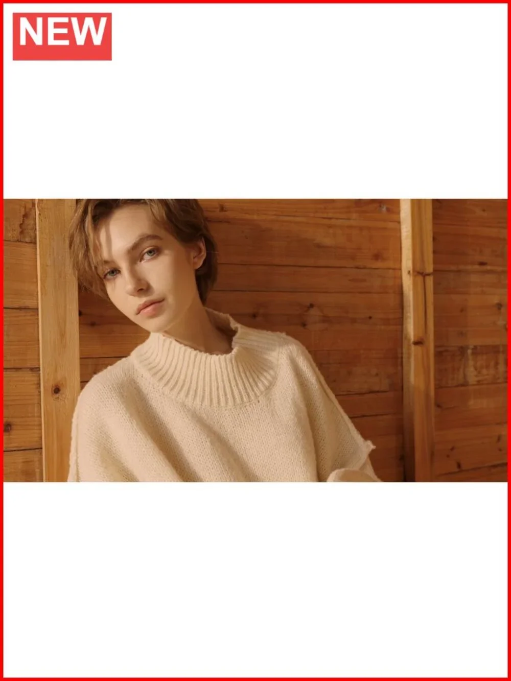 Oversized Mock Neck Tunic Sweater Ribbed Knit Batwing Long Sleeve Pullover